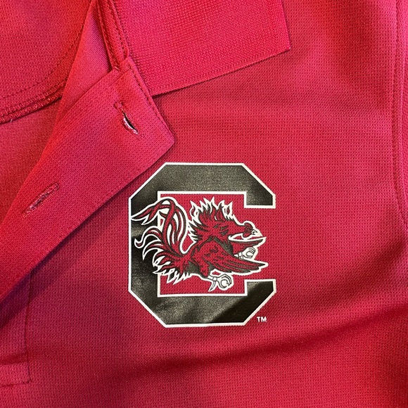 Excellent condition polo, USC Gamecocks. 100% polyester - Picture 4 of 4